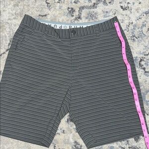Puma Men's Black Striped Shorts